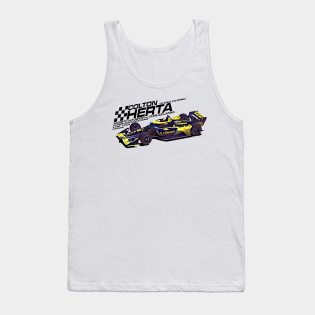 Colton Herta 2022 (black) Tank Top by Sway Bar Designs